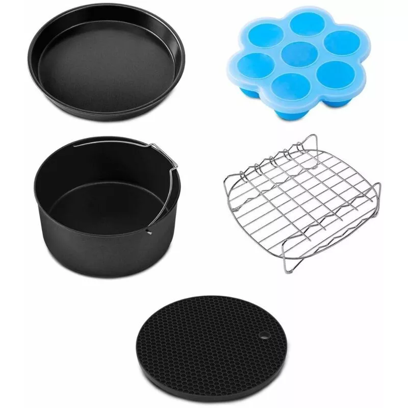 Accesorios Freidora de Aire | Airfryer 5.5L | Set de 5 accesorios - molde Pasteles