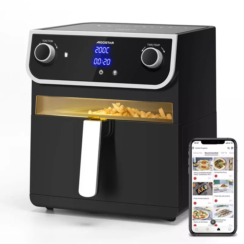 Aigostar - Joy - Freidora de Aire Sin Aceite