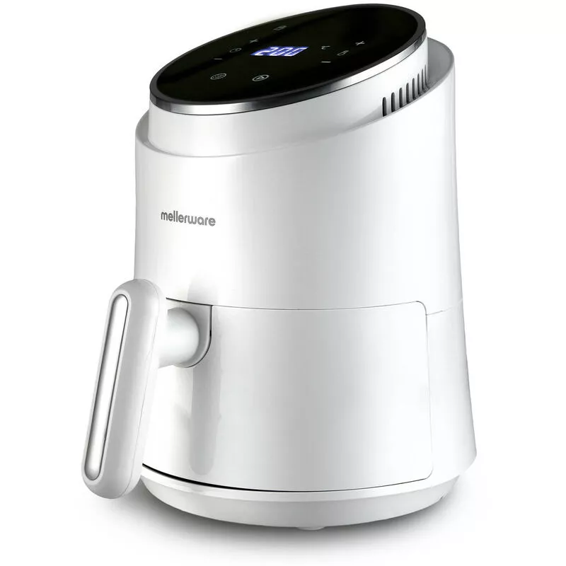 Freidora sin Aceite Crunchy! 1230W | 7 Programas Predefinidos | Temporizador Programable | Air Fryer 80-200 Grados | Diseño Compacto| 1