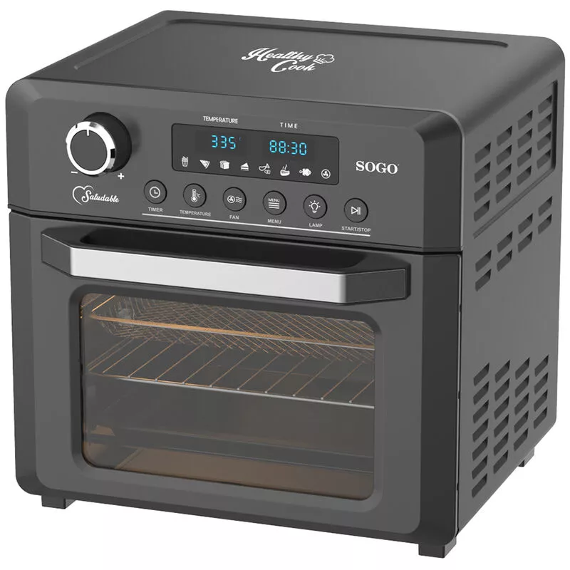 Sogo - Freidora sin Aceite - Negro barato