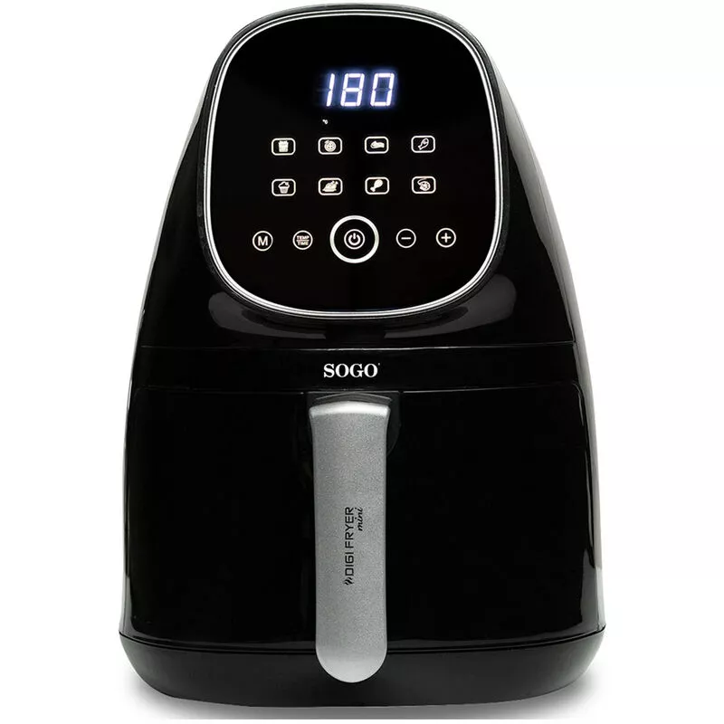 Sogo - Freidora sin Aceite - Negro barato