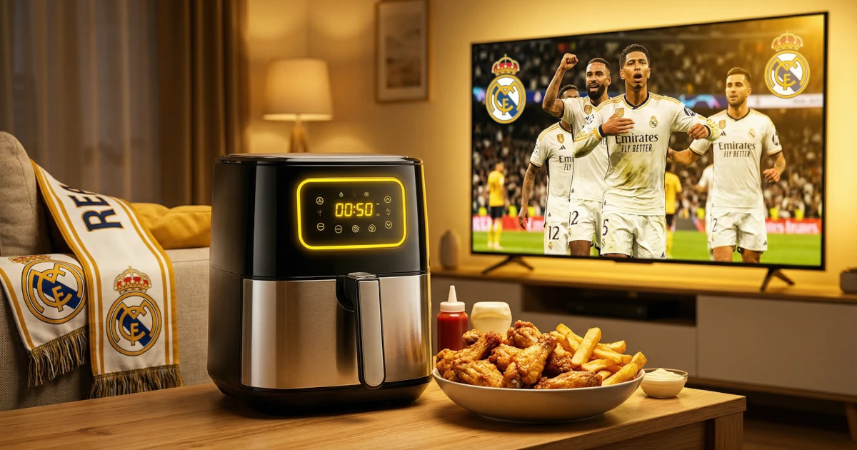 Receta Exprés En Freidora De Aire: El Snack Definitivo Para Ver Al Real Madrid En Oferta Comprar Receta Exprés En Freidora De Aire: El Snack Definitivo Para Ver Al Real Madrid